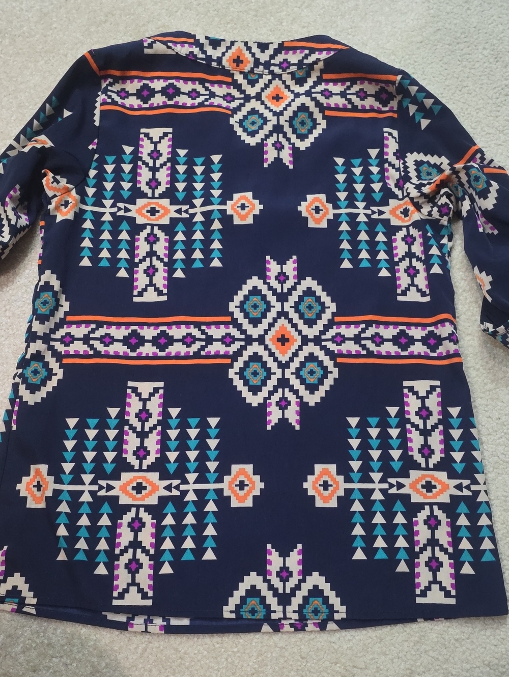 Freeway Aztec Tunic Top - Picture 6 of 8